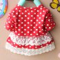 J6 Baby Girl Cotton Dots Lace Ruffle Outfit Jacets Coats 6-12-18-24-36 Months