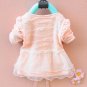 J5 Baby Girl Cotton Ruffle Flower Party Formal Outfit Cardigan 6-12-18-24-36 Months