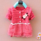 J5 Baby Girl Cotton Ruffle Flower Party Formal Outfit Cardigan 6-12-18-24-36 Months