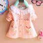 J2 Baby Girl Cotton Ruffle Dots Cherry Party Outfit Dress 6-12-18-24-36 Months