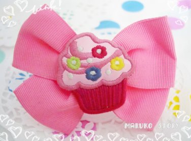 AC1 Cake Bow /  Baby/Kids Adorable Animal Style Hair Bow & Clips Hair Accessories