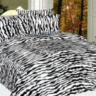 ZEBRA PRINT - 6 Piece 800 Count Microfiber Sheet Set - KING