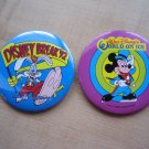 Disney on Ice Mickey Mouse Large Vintage Button Pins Disney on Ice Mickey Mouse Large Vintage Button Pins
