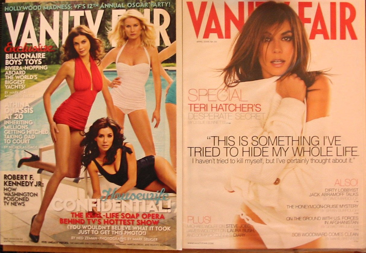 Vanity fair перевод. Vanity Fair 2005 отчаянные домохозяйки. Vanity Fair журнал. Vanity Fair desperate housewives. Vanity Fair Magazine.