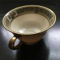 Morgan Belleek Orient Tea Cup & Saucer Set Hand Painted Raised Fruit Vintage Fine China