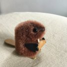 Cute Canada Beaver Figurine Vintage Canadian Craft Handmade MCM Cute Canada Beaver Figurine Vintage Canadian Craft Handmade MCM