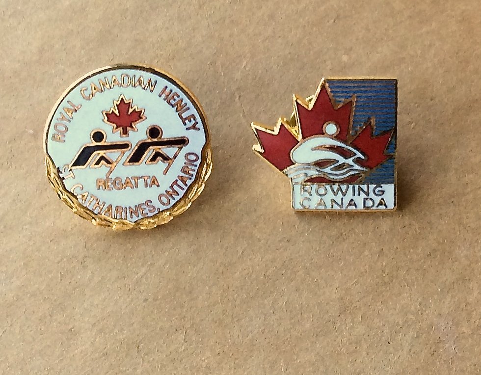 Crew Regatta Lapel Pins Rowing Canada Royal Canadian Henley Crew Team
