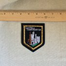 Vtg Medieval Castle Carnarvon Fortress Patch Embroidered Shield Wales Vtg Medieval Castle Carnarvon Fortress Patch Embroidered Shield Wales
