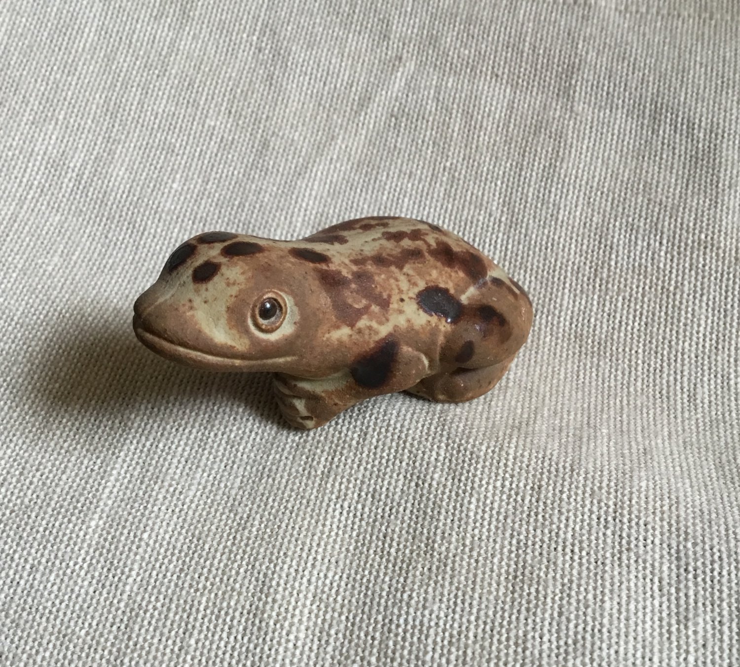 Vintage Frog Figurine Indoor Plant Decor Ceramic Studio Stoneware   6115df44b16c2 270953b 