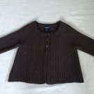 Cropped Cape Sweater Plush Merino Wool Cardigan Capelet Shrug Cable Knit