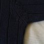 1990s Heavy Cotton Roll Neck Sweater Vintage Banana Republic Mens Navy Blue