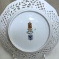 Chateau Dresden Open Rose Bright Floral Pierced Rim Salad Dessert Plates x2