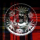 Mid Century Suncatcher Glass Candy Bowl Footed Prescut EAPC