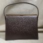 Mid Century Mod Designer Handbag Sable Latte Brown Andrew Geller Structural Vintage Purse