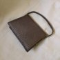 Mid Century Mod Designer Handbag Sable Latte Brown Andrew Geller Structural Vintage Purse