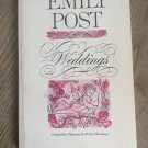 1960s Bridal Planning Book Emily Post Weddings 1963 Vtg Fashion Illustrations Bride Engagement Gift