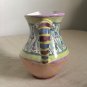 Vintage Mackenzie-Childs Bearded Iris Pitcher Handcrafted 1990s American Ceramic Arts