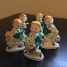 Expressive Funny Vtg Porcelain Musician Figurines Drummer Sax Violin Ukelele Occupied Japan Expressive Funny Vtg Porcelain Musician Figurines Drummer Sax Violin Ukelele Occupied Japan