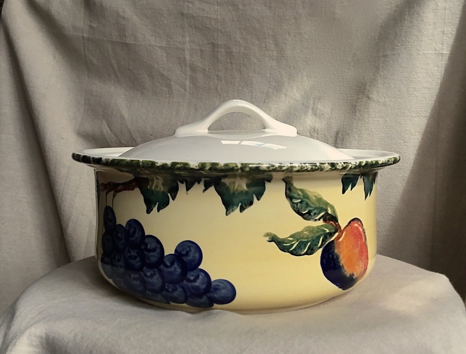 DANSK Covered Casserole Pot Large Lidded Harvest