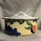 DANSK Covered Casserole Pot Large Lidded Harvest