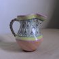 Vintage Mackenzie-Childs Bearded Iris Pitcher Handcrafted 1990s American Ceramic Arts