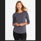 Old Navy Curved Hem Luxe Jersey Top SP