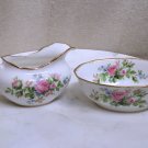 English Rose Garden Sugar Bowl Creamer Royal Albert Bone China Vintage Tea Set