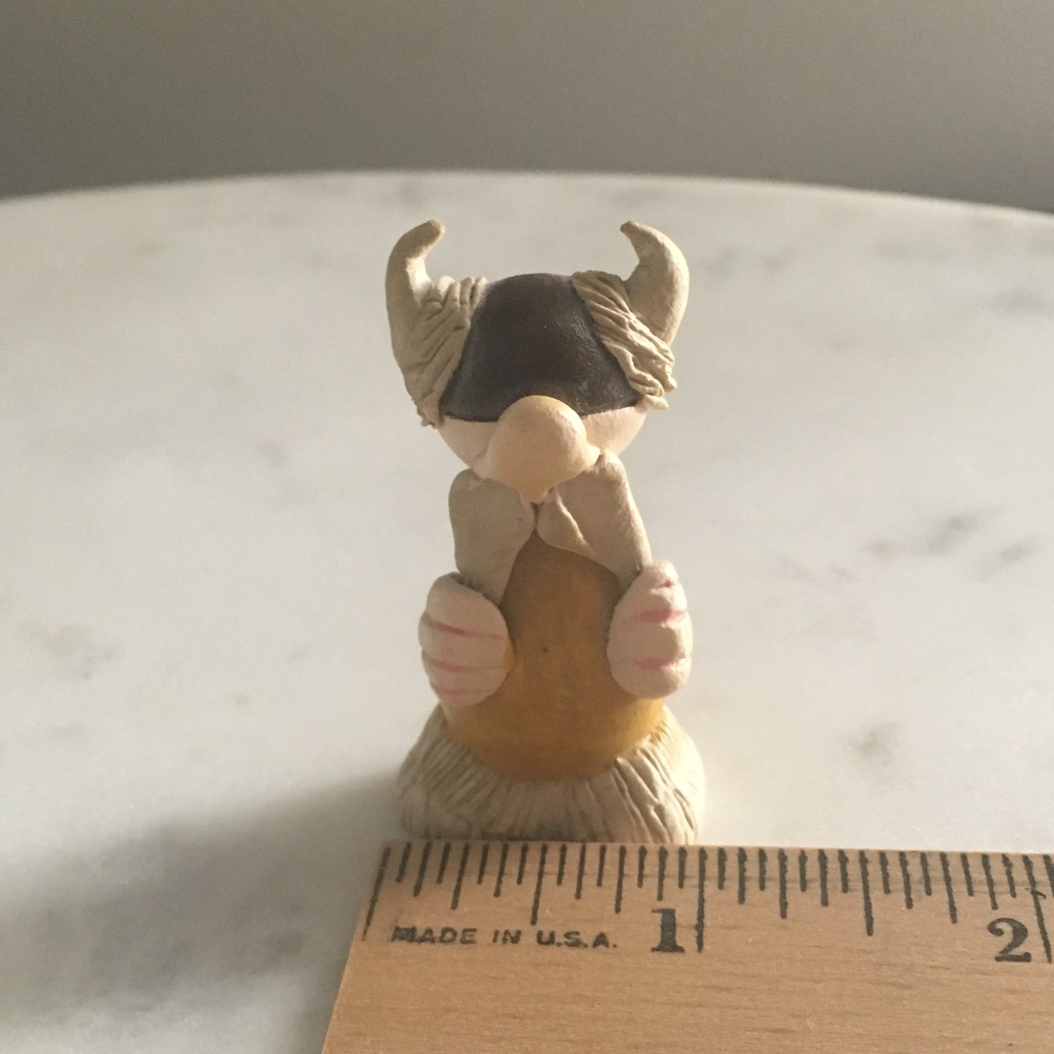 Handcrafted Clay Viking Figurine Miniature Norseman Character