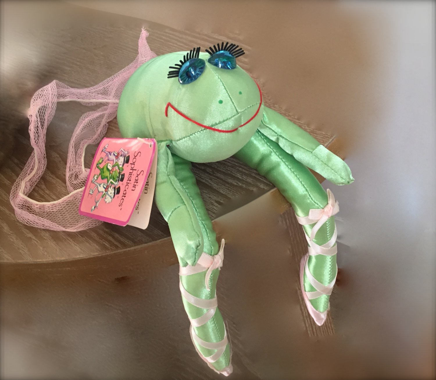 Large Plush Ballerina Frog Toad Bettina Russ Berrie & Co Stuffed Animal