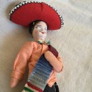 Vintage Mexico Traditional Dress Day of the Dead Doll