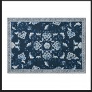 Williams-Sonoma Placemats Blue and White Classic Print Set of Four