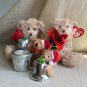 Random Christmas Lot Teddy Bear Poinsettia Beanies Vtg Lightbulbs TV Shows Country Music Santa Hat