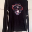 Manchester Guitars UK Rock and Roll Graphic T-Shirt Long Sleeve Y2K Lucky Brand Sm Manchester Guitars UK Rock and Roll Graphic T-Shirt Long Sleeve Y2K Lucky Brand Sm