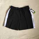 Tek Gear Athletic Shorts with Pockets Black White Stripe Small Tek Gear Athletic Shorts with Pockets Black White Stripe Small