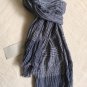 Plaid Scarf Wrap Accessory Wool Blend Fringe Detail Unisex Zara NEW