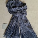 Plaid Scarf Wrap Accessory Wool Blend Fringe Detail Unisex Zara NEW