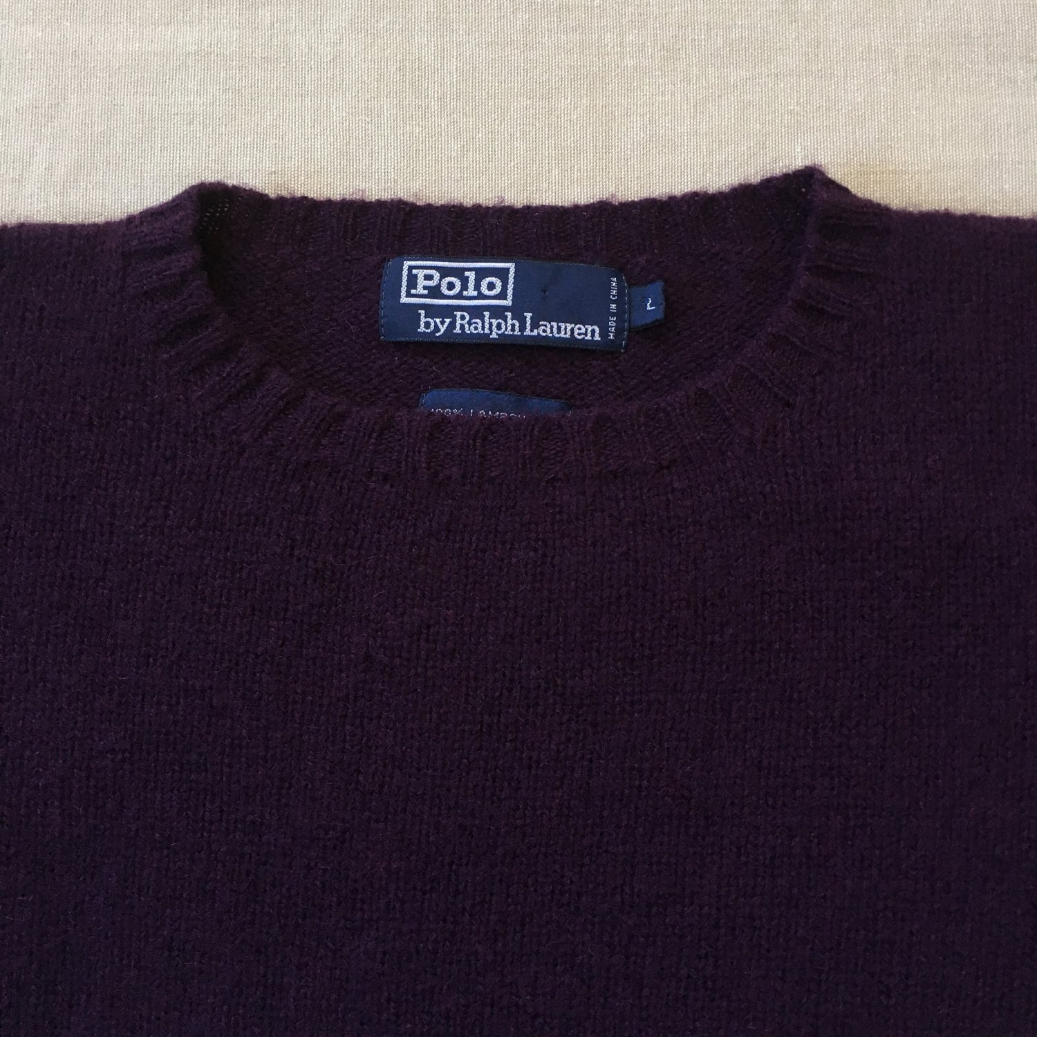 Ralph Lauren Polo Wool Sweater Large