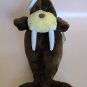 Dakin Pillow Soft Waldo Walrus Vintage Hand-Crafted Stuffed Animal Toy 8"