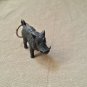 Wild Boar Key Ring Wild Animal Forest Creature Vtg New Keyring