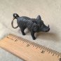 Wild Boar Key Ring Wild Animal Forest Creature Vtg New Keyring