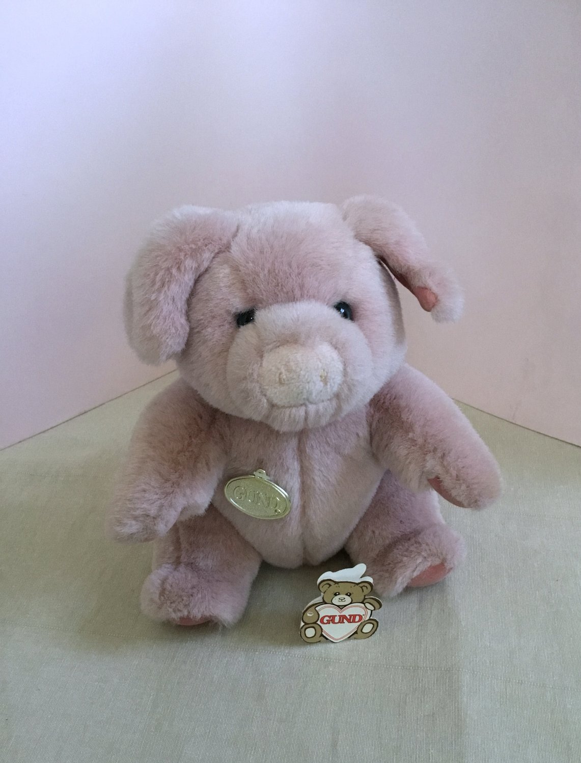 Gund Pigtails the Plush Pig Stuffed Animal Toy New Vintage 1989