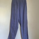 Vintage Linen Pants with Hidden Slip Pockets Periwinkle Stretch Waist Jackie Chalkley 1980s 90s Vintage Linen Pants with Hidden Slip Pockets Periwinkle Stretch Waist Jackie Chalkley 1980s 90s