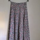 Vintage Laura Ashley Long Floral Print Pleated Skirt Vintage Laura Ashley Long Floral Print Pleated Skirt
