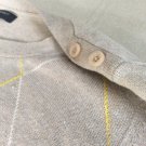 Classic Preppy Argyle Pullover Lightweight Knit Top Banana Republic