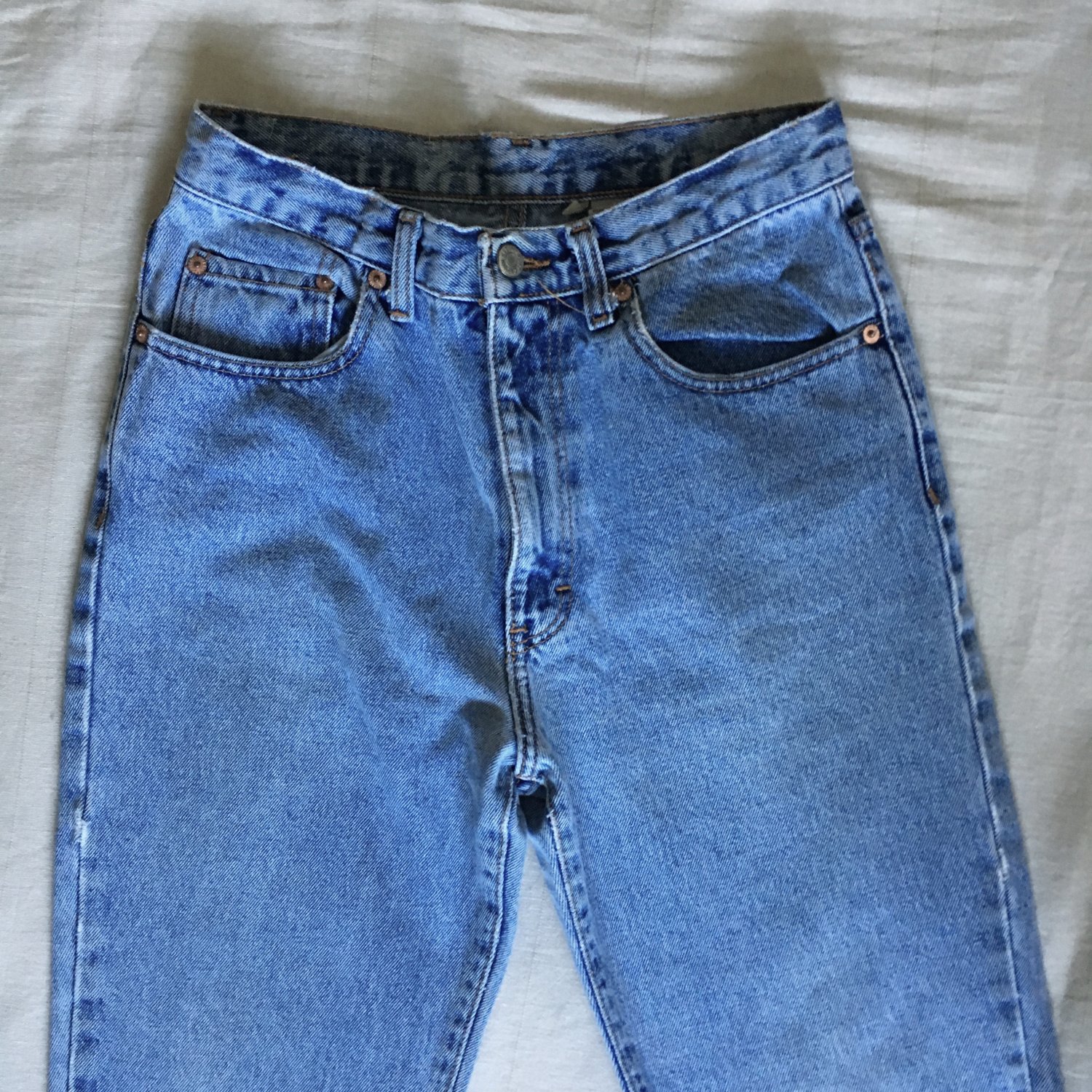 1990s CALVIN KLEIN Jeans American Classic Distressed High Waist 27/30