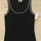 City DKNY Tank Contrast Piping Top Aesthetic Vintage 90s NWT Minimalist City DKNY Tank Contrast Piping Top Aesthetic Vintage 90s NWT Minimalist
