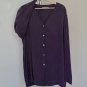 Flowy Purple Brushed Bemberg Top Cut Loose Boutique