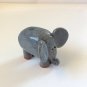 Cute Elephant Figurine Hand Crafted Vintage 80s England Ceramic Arts Minimalist