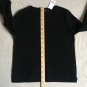 Banana Republic Simple Elegant Boxy Black Pullover Knit Top Minimalist Solid Color