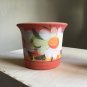Ida Bjørn Denmark Handmade Hand Painted Small Plant Pot or Candleholder